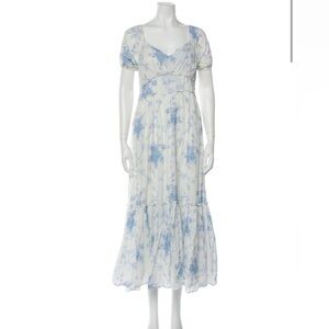 Rare Loveshackfancy Love Shack Fancy 100% Cotton Soft Floral Dress